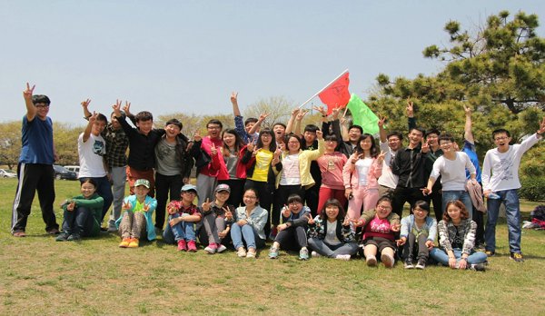 新航道腾飞学员拓展训练