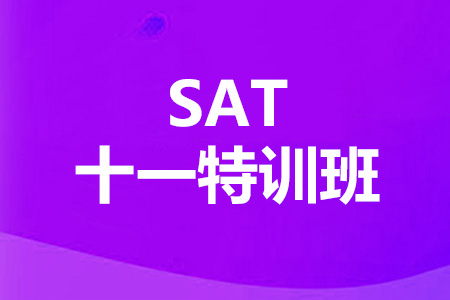 SAT十一特训班